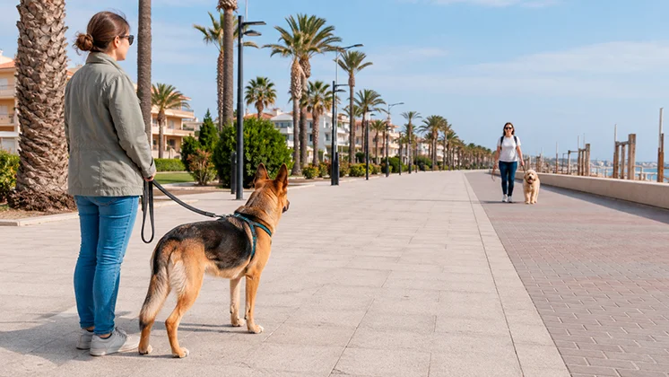 Mi perro ladra a otros perros: causas y cómo empezar a trabajarlo