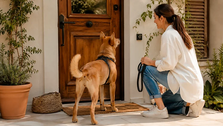 Mi perro se excita demasiado antes de salir a la calle